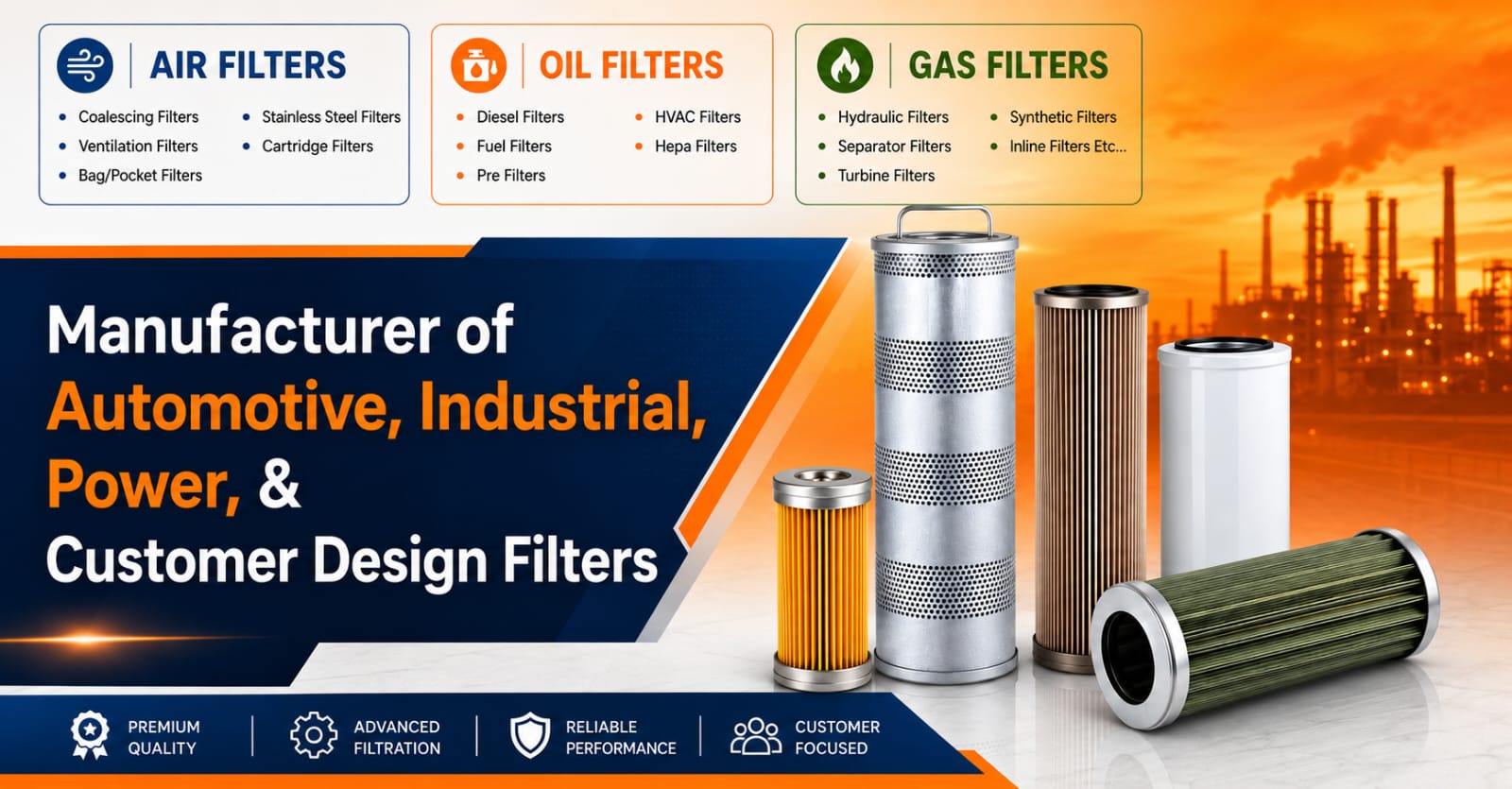 Genset & Automotive Filters